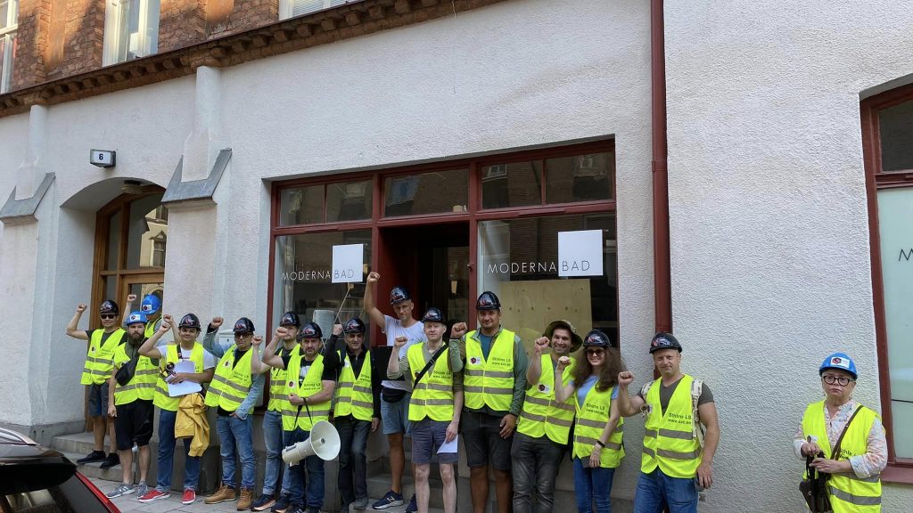 من تجركات النقابة الجديدة لعمال البناء - مصدر الصورة: فيسبوك