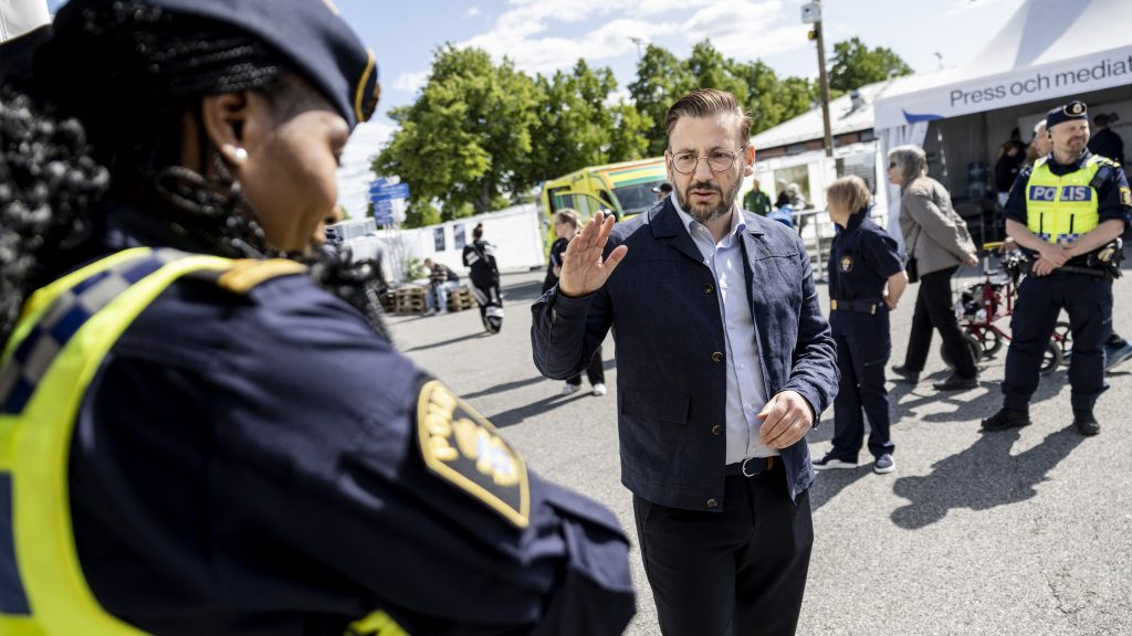 رئيس حزب الوسط محرم ديميروك في أسبوع يارفا
Foto: Christine Olsson / TT