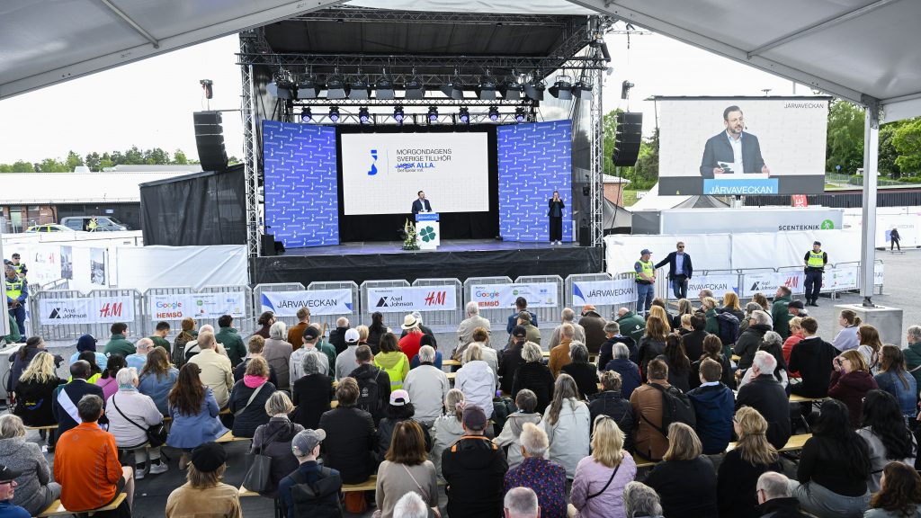 رئيس حزب الوسط محرم ديميروك في أسبوع يارفا
Foto: Christine Olsson / TT