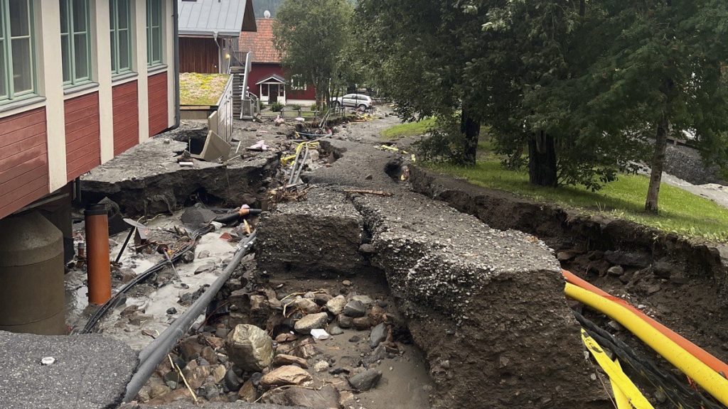 أضرار العاصفة هانز
Foto Räddningstjänsten i Åre