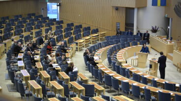 اجراءات مشددة خلال مناظرة برلمانية حول غزة
Foto: Henrik Montgomery / TT