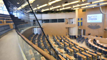 اجراءات مشددة خلال مناظرة برلمانية حول غزة
Foto: Henrik Montgomery / TT