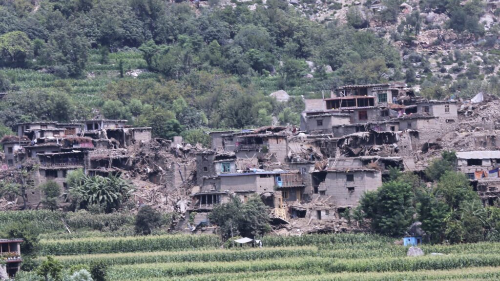 زلزال أفغانستان في أغسطس
(AP Photo/Wahidullah Kakar)