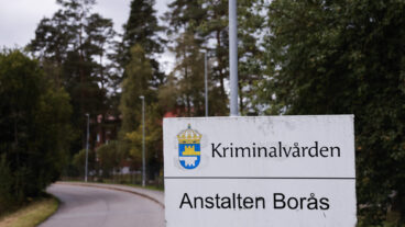 BORÅS, SVERIGE 20250914
En polisinsats pågår i Borås efter att två personer rymt från häktet som ligger i anstaltsområdet.
Foto: Adam Ihse / TT / Kod 9200