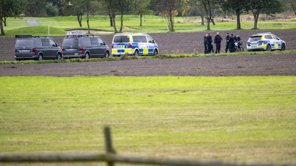 الشرطة في ملعب الغولف
Johan Nilsson / TT