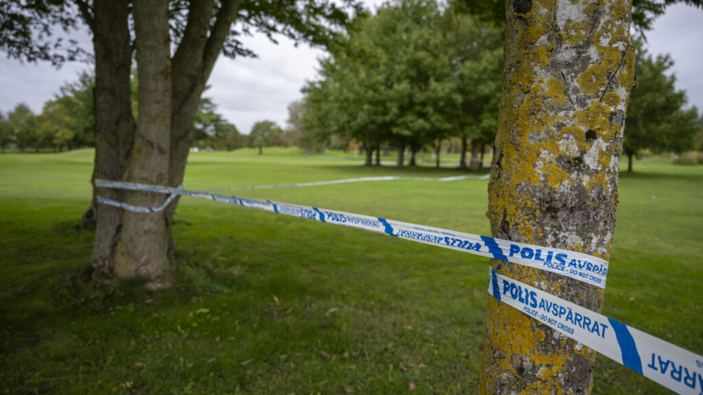 الشرطة في ملعب الغولف
Johan Nilsson / TT