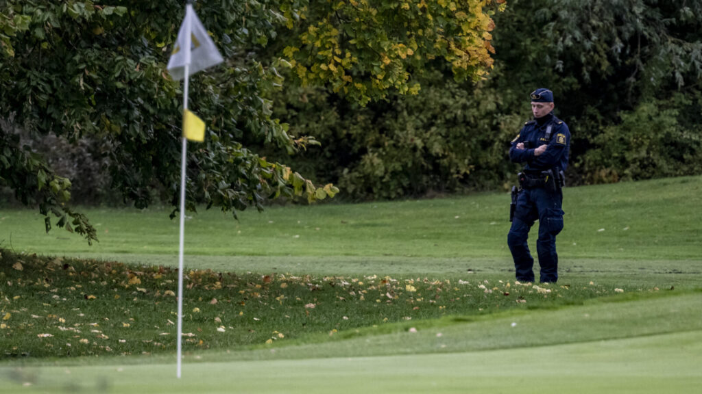 الشرطة في ملعب الغولف
Johan Nilsson / TT