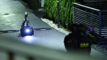 STOCKHOLM, SVERIGE 20251111
En explosion har inträffat vid ett radhus i Upplands Väsby, norr om Stockholm, natten mot tisdag. 
Foto: Caisa Rasmussen / TT / Kod 12150