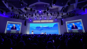 President Donald Trump speaks during the Annual Meeting of the World Economic Forum in Davos, Switzerland, Wednesday, Jan. 21, 2026. (AP Photo/Markus Schreiber) MME112