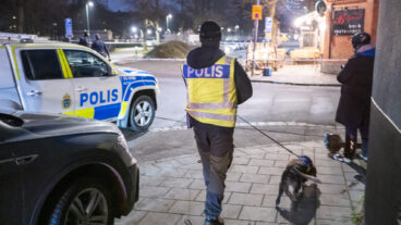 الشرطة في موقع إطلاق نار في مالمو
Foto: Johan Nilsson / TT 
