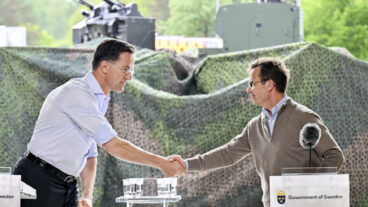 REVINGE, SVERIGE 20260521
Natos generalsekreterare Mark Rutte och statsminister Ulf Kristersson (M) håller en presskonferens under ett besök på Myndigheten för civilt försvar (MCF) i Revinge, som en del av Nato-mötet i Helsingborg.
Foto: Johan Nilsson / TT / Kod 50090