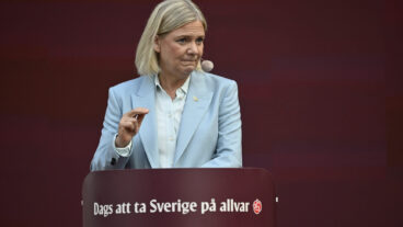 VISBY, SVERIGE 20260625
Socialdemokraternas partiledare Magdalena Andersson (S) håller sitt tal under Almedalsveckan.
Foto: Henrik Montgomery / TT / Kod 10060