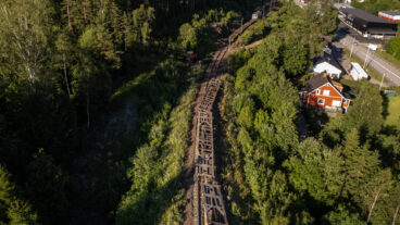 BOLLEBYGD 20260625
Ett godståg har spårat ur i Bollebygds kommun. Urspårningen stoppar tågtrafiken mellan Borås och Göteborg.
Foto Hanna Brunlöf/ TT kod 9200
