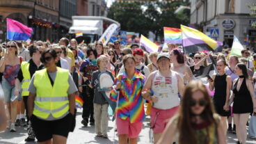 STOCKHOLM, SVERIGE 20260801
Prideparaden går från Norr Mälarstrand till Slussen under årets Stockholm Pride
Foto: Magnus Grimstedt / TT / Kod 11700