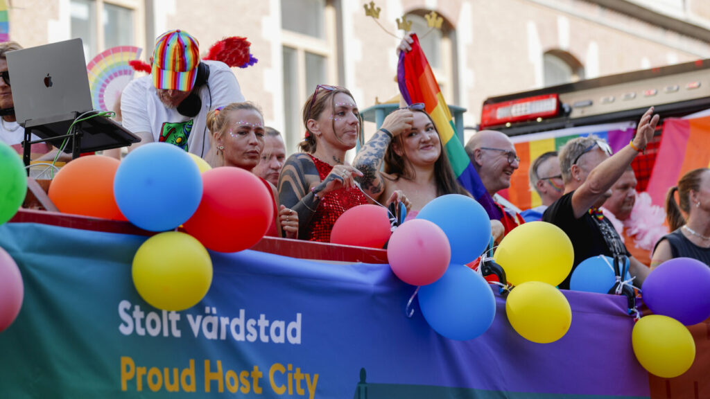 STOCKHOLM, SVERIGE 20260801
Prideparaden går från Norr Mälarstrand till Slussen under årets Stockholm Pride
Foto: Magnus Grimstedt / TT / Kod 11700