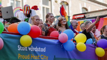 STOCKHOLM, SVERIGE 20260801
Prideparaden går från Norr Mälarstrand till Slussen under årets Stockholm Pride
Foto: Magnus Grimstedt / TT / Kod 11700